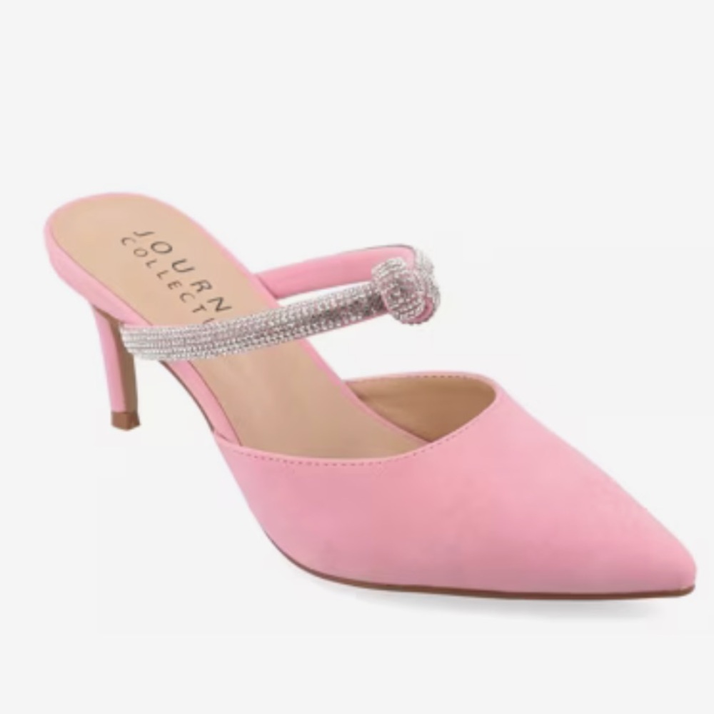 Journee Collection Pink Lunna Pump